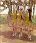Edgar Degas Wall Art - A Grecian Dance